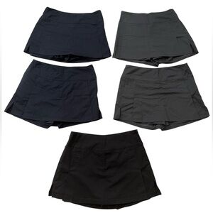 Women’s Liquid Yacht Boat Skort skirt black gray